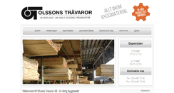 Desktop Screenshot of olssonstravaror.se